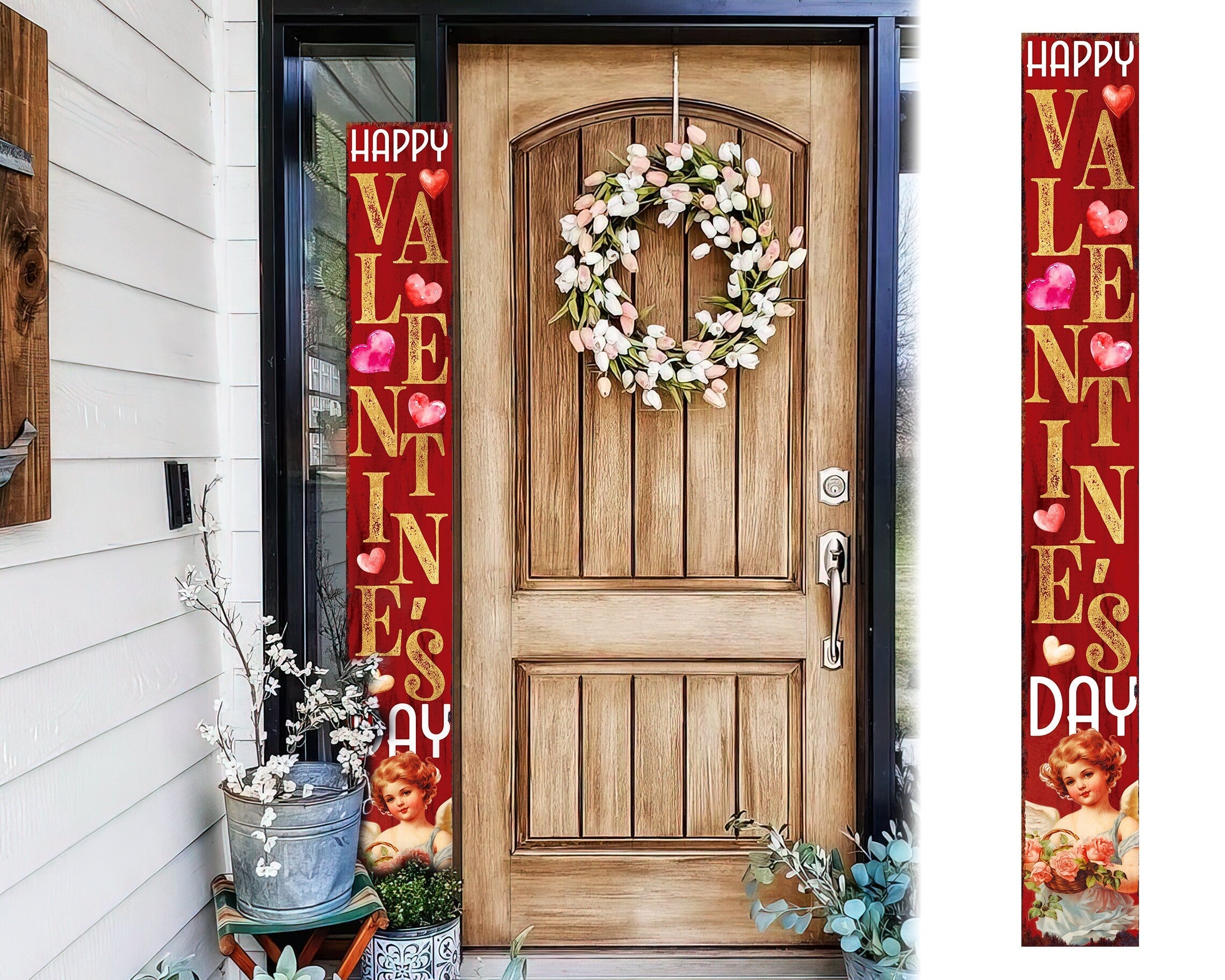 72IN-Happy-Valentine's-Day-Rustic-Modern-Farmhouse-Entryway-Welcome-Sign-for-Front-Porch,-Vintage-Valentine's-Outdoor-Decor-for-Front-Door-