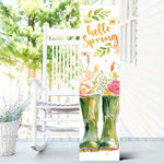 36-Inch-'Hello-Spring'-Wooden-Porch-Sign-with-Rain-Boot-&-Floral-Design-