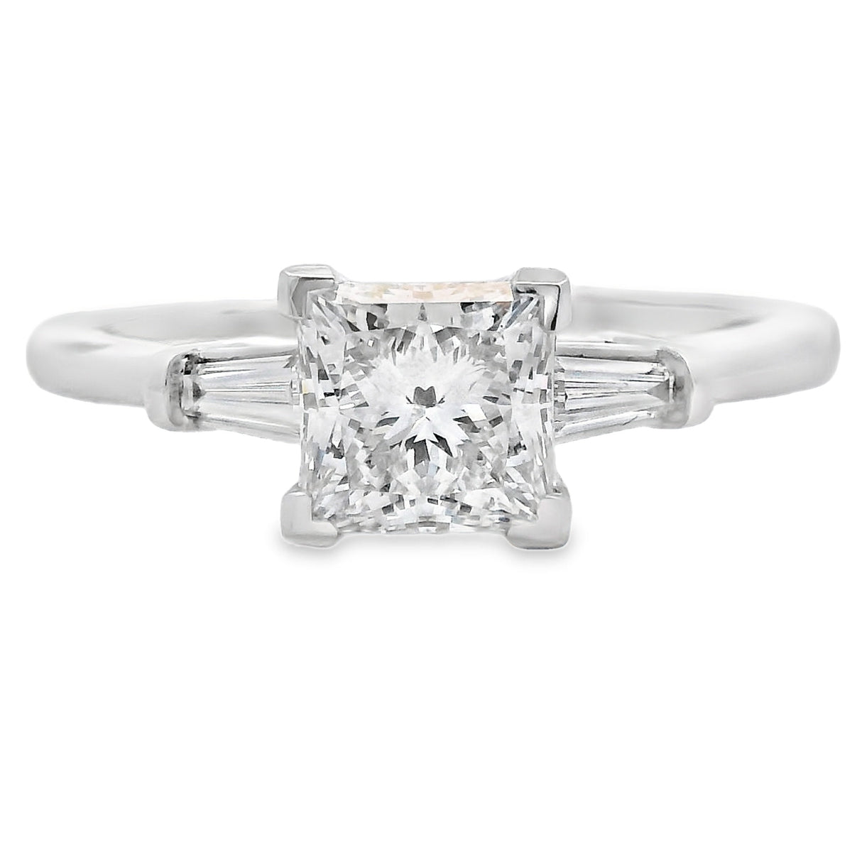 Genuine 1.12ct Lab Grown Diamond 10KT White Gold