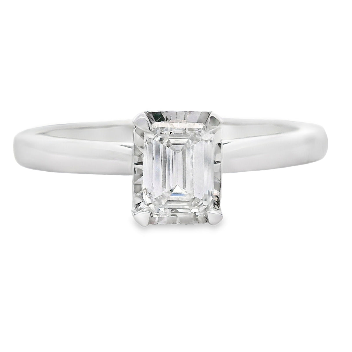 Natural .50ct Lab Grown Diamond 10KT White Gold