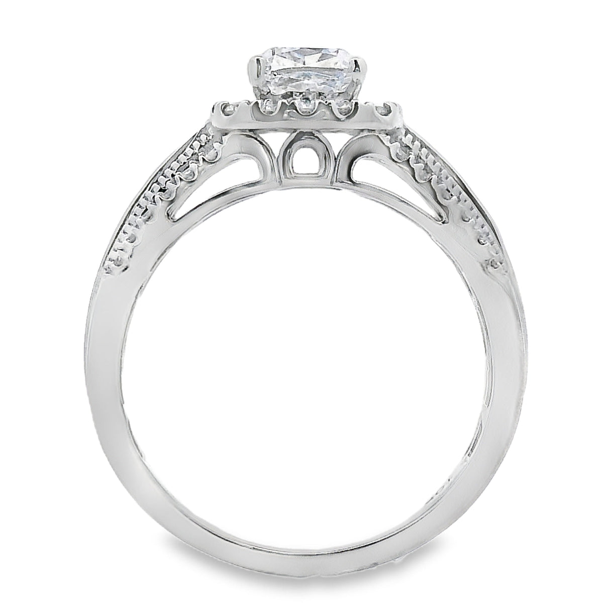 1.53ct Lab Grown Diamond Eng Only 10KT White Gold