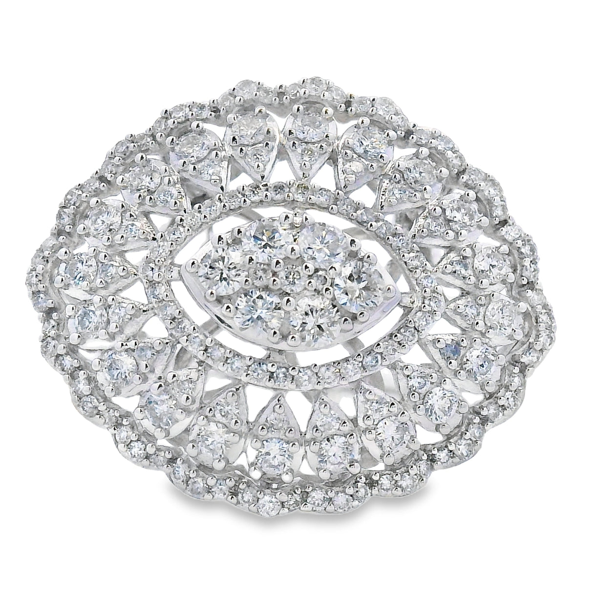 .85ct Diamond Ring 14KT White Gold