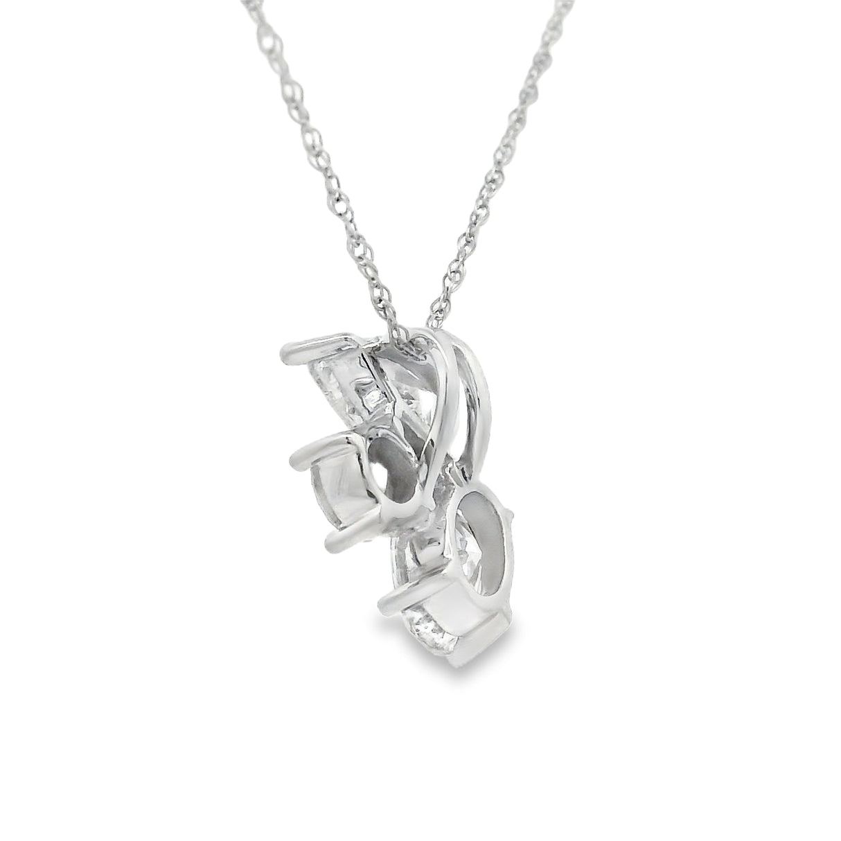 Lab Grown Diamond Fashion Pendants 14KT White Gold