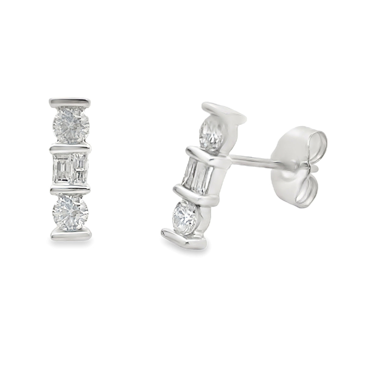 .20ct Diamond Earrings 14KT White Gold