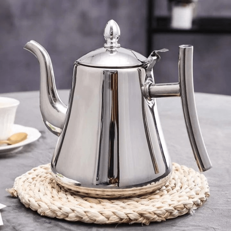 Induction Electric Kettle with Built-In Filter Fast Boil Tea Coffee