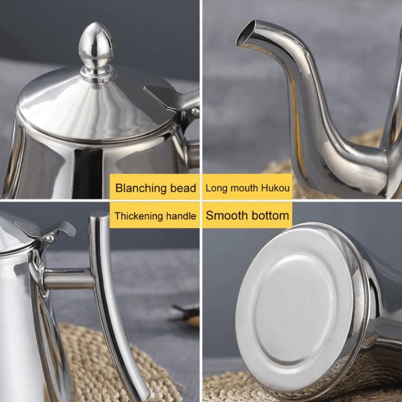 Induction Electric Kettle with Built-In Filter Fast Boil Tea Coffee