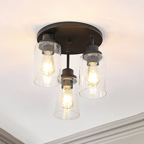 Jonah-3-light-bohemian-farmhouse-iron/seeded-glass-led-semi-flush-mount-Flush-Mounts