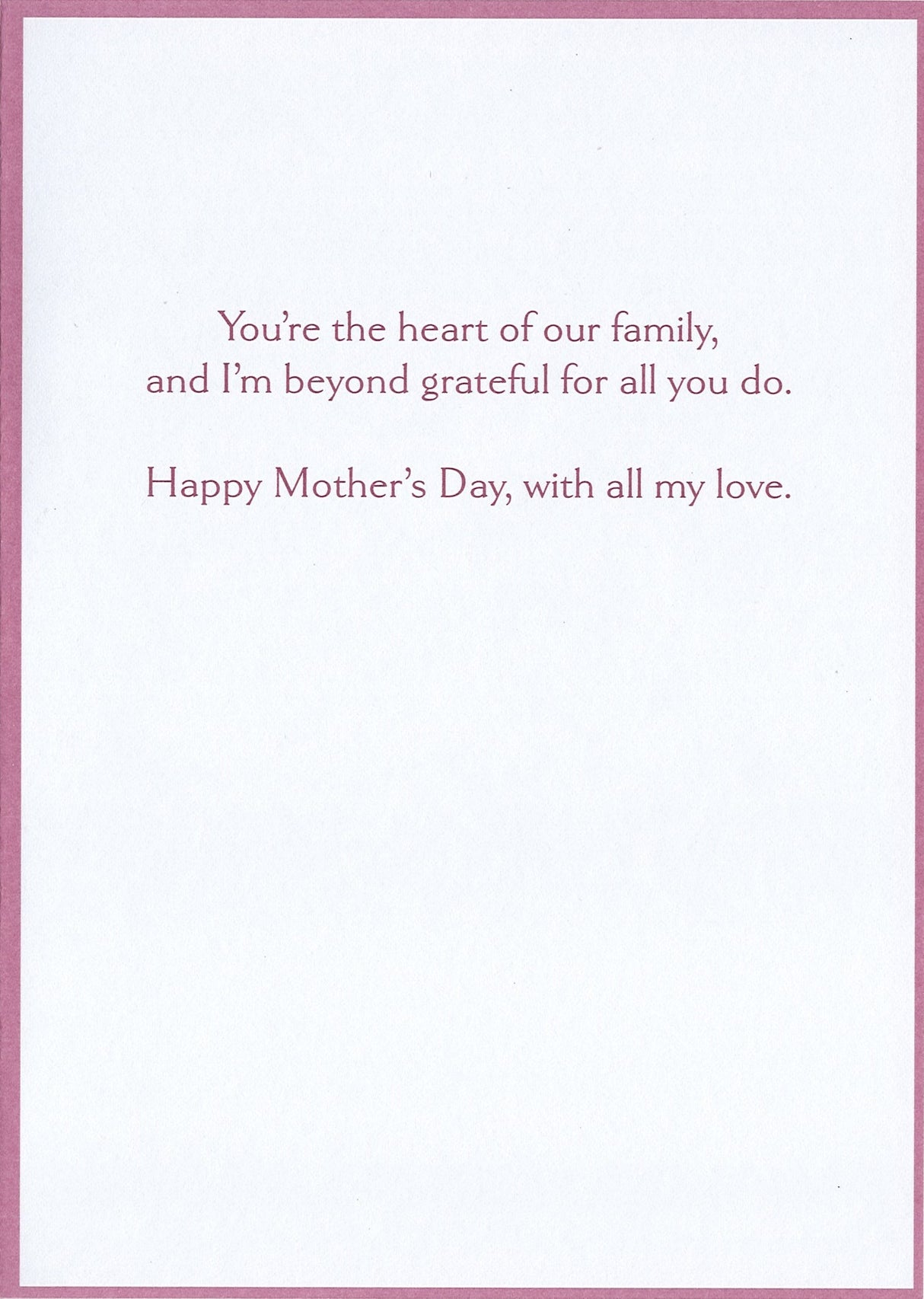 Radiant Marble - Mother's Day Card