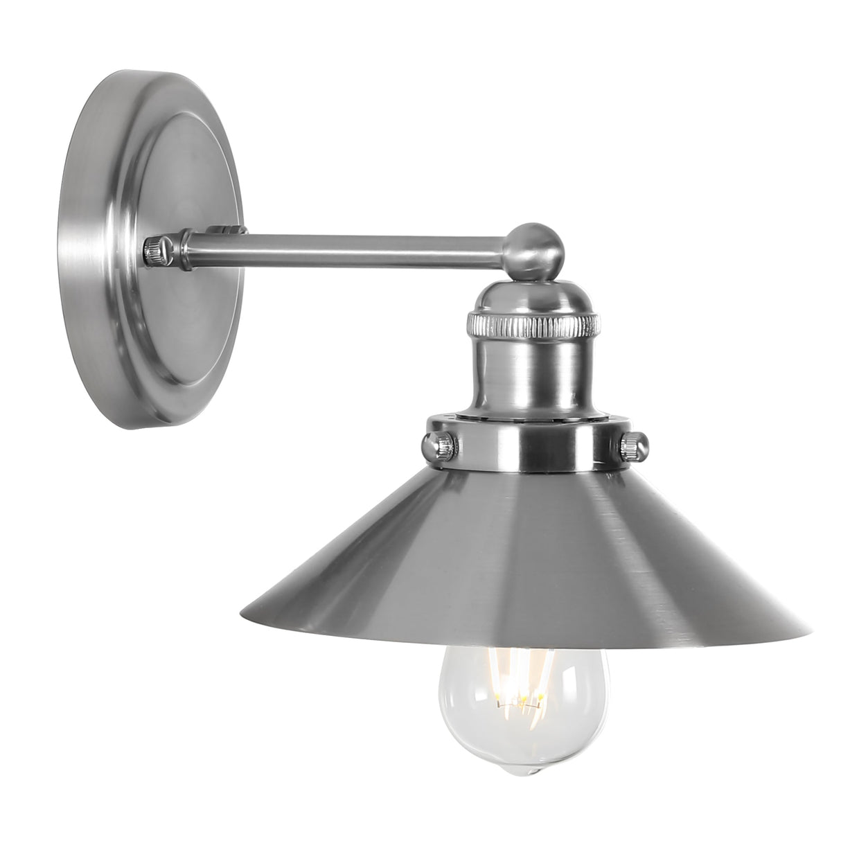 July 1 - light metal shade sconce - Tuesday Morning - Bathroom Vanity Lights