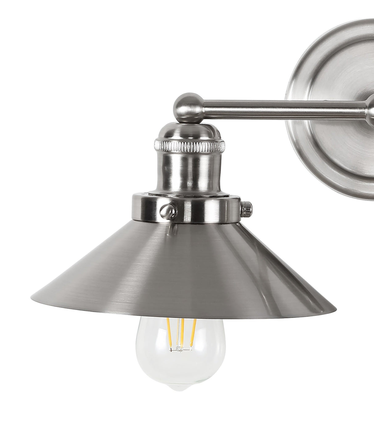 July 1 - light metal shade sconce - Tuesday Morning - Bathroom Vanity Lights