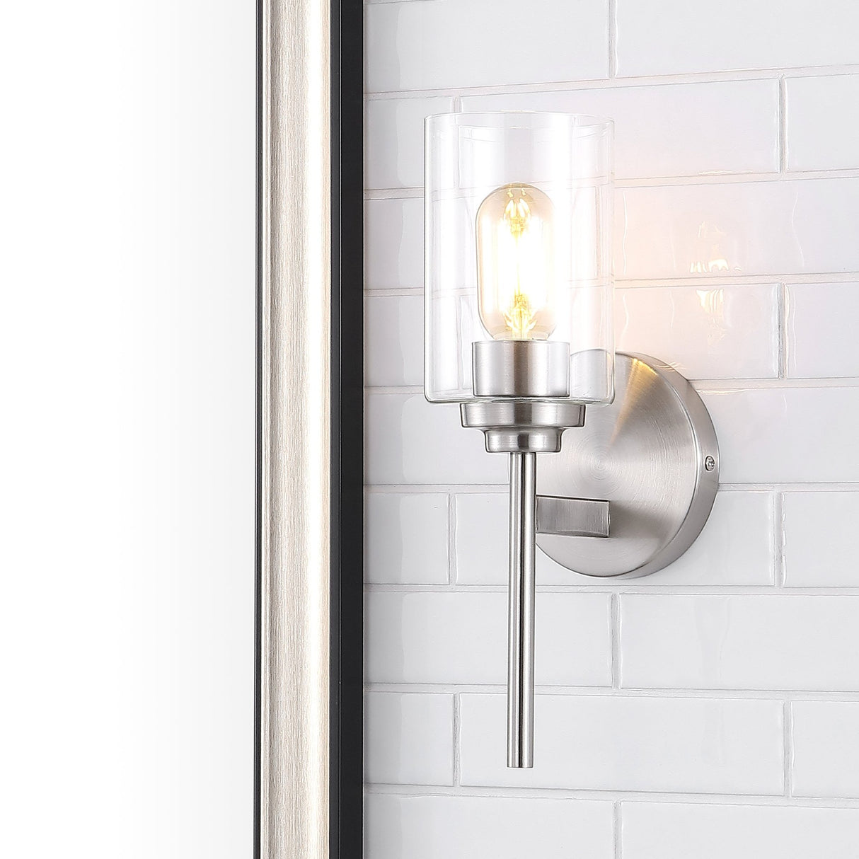 Juno 1 - light farmhouse industrial iron cylinder led sconce - Tuesday Morning - Wall Sconces