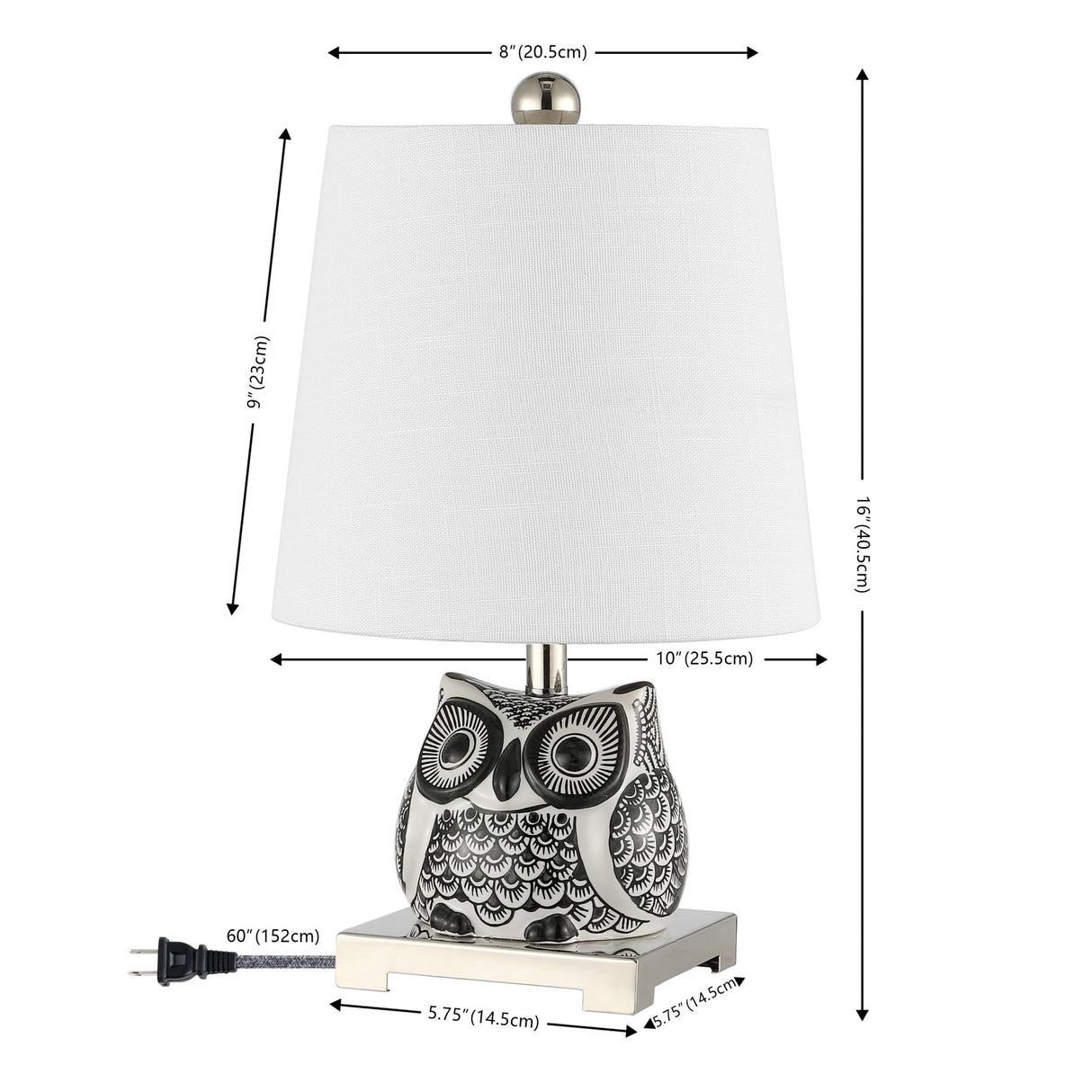 Justina ceramic mini led table lamp - Tuesday Morning - Table Lamps