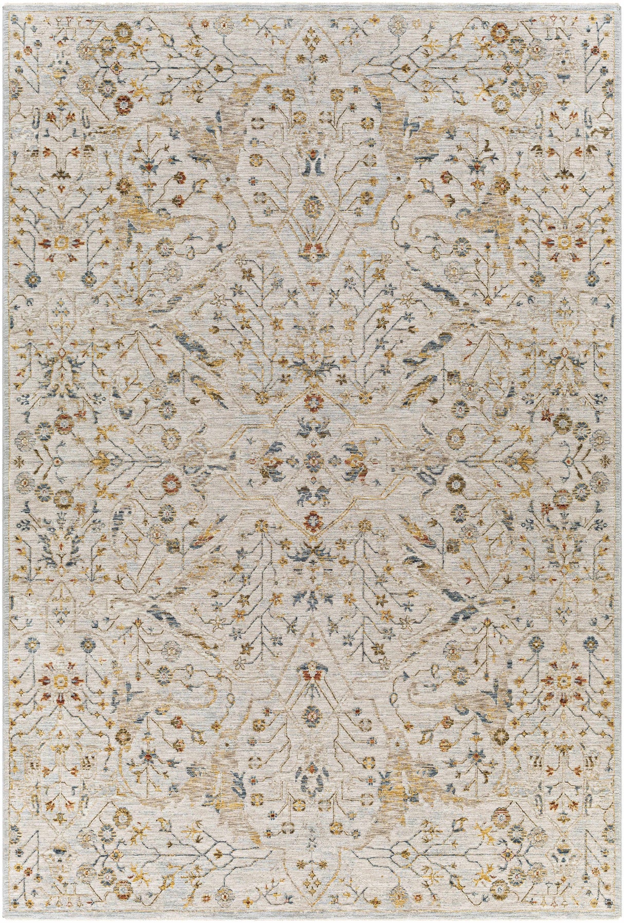 Kabungahan Oushak Style Floral Rug