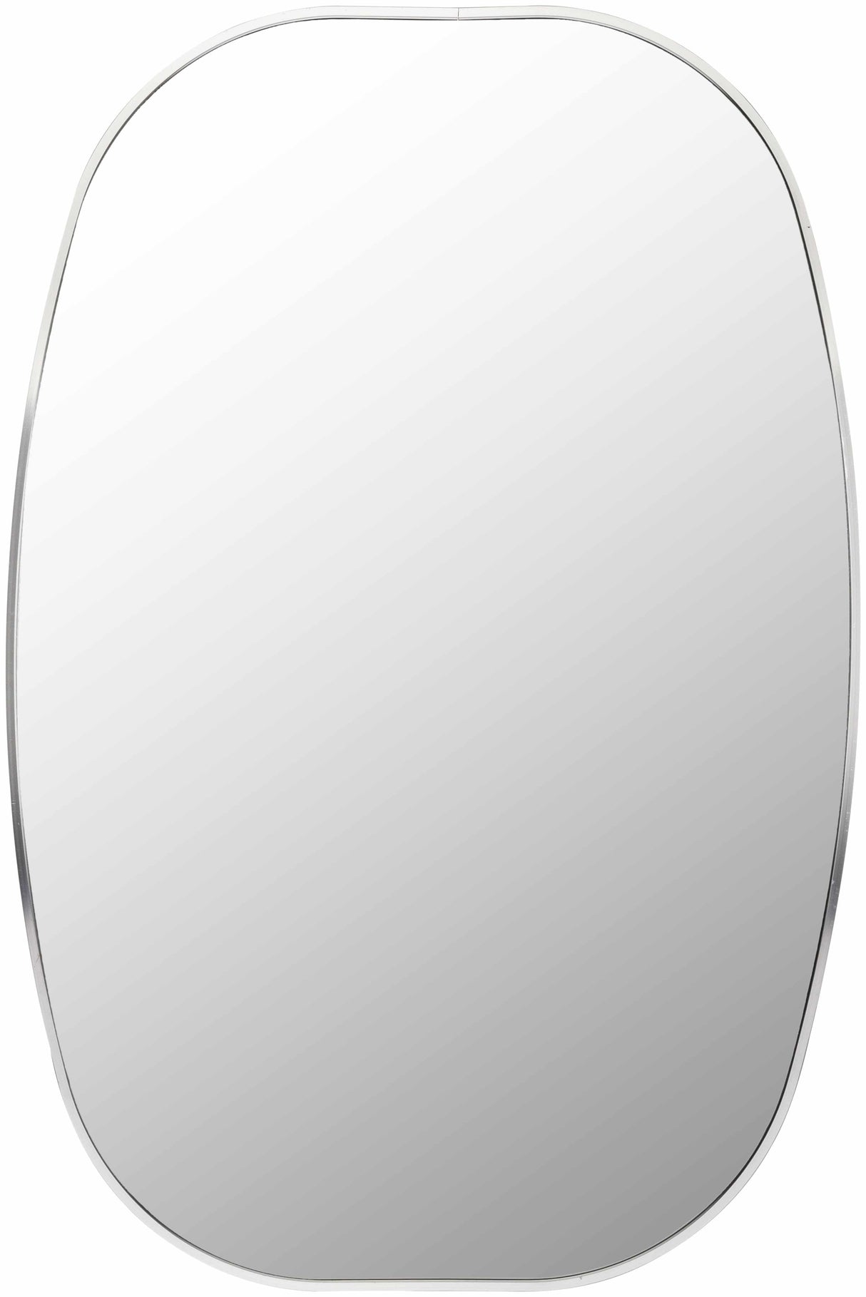 Kopparberg Metallic Silver Gold Frame Round Mirror