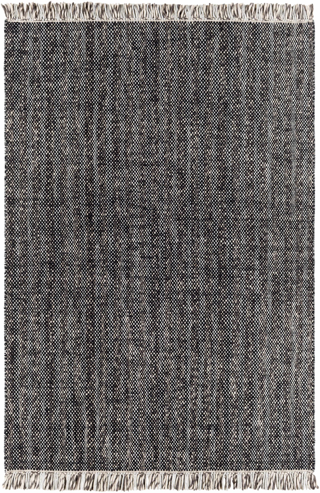 Kenora Charcoal Wool Area Rug - Clearance