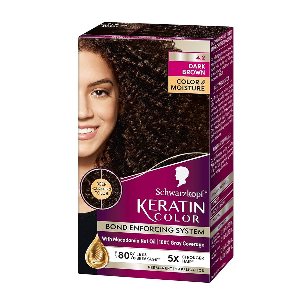 Schwarzkopf-Keratin-Color-4.2-Dark-Brown-New-Hair-Color