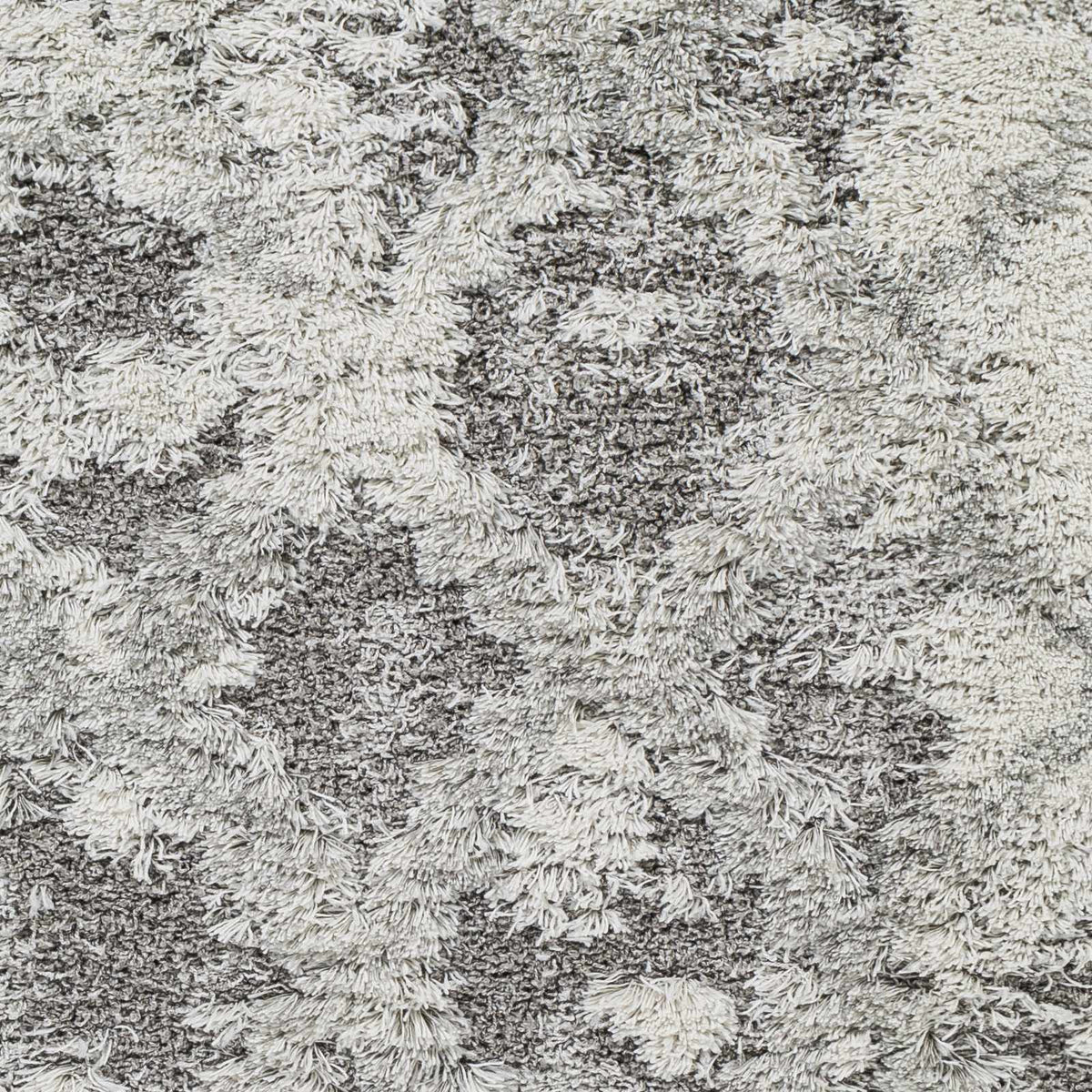 Kilgetty Gray Cloudy Shag Rug