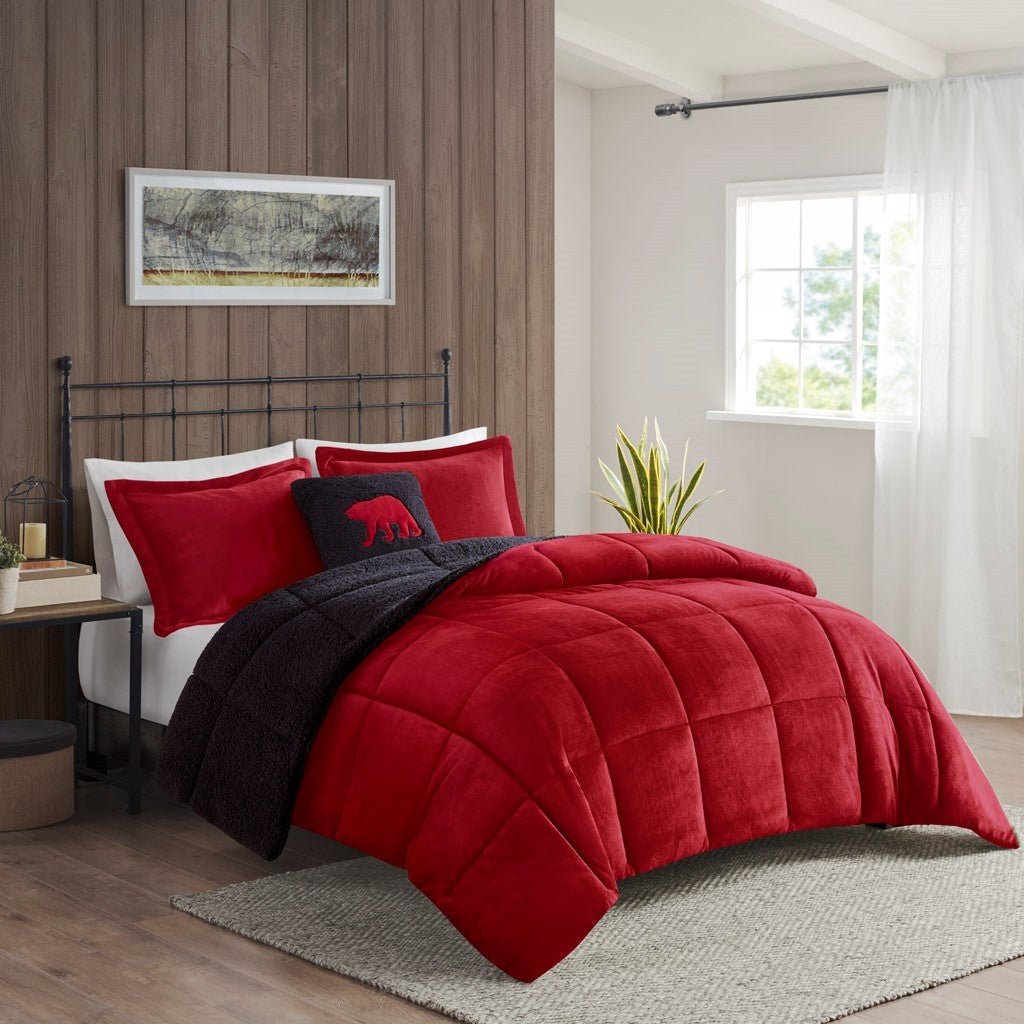 King-plush-to-sherpa-down-alternative-comforter-set-Quilts-&-Comforters