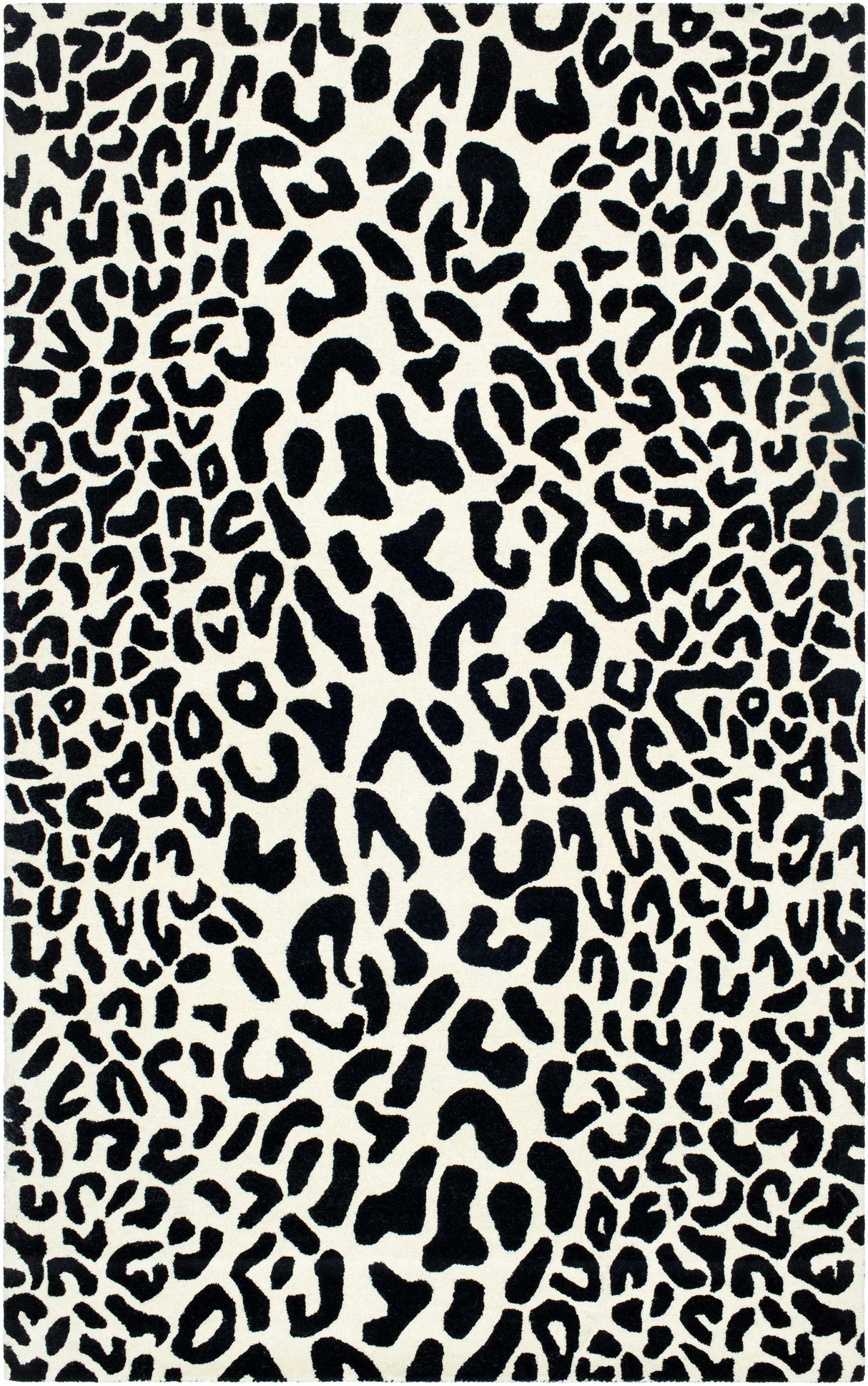 Kass Leopard Print Area Rug - Clearance