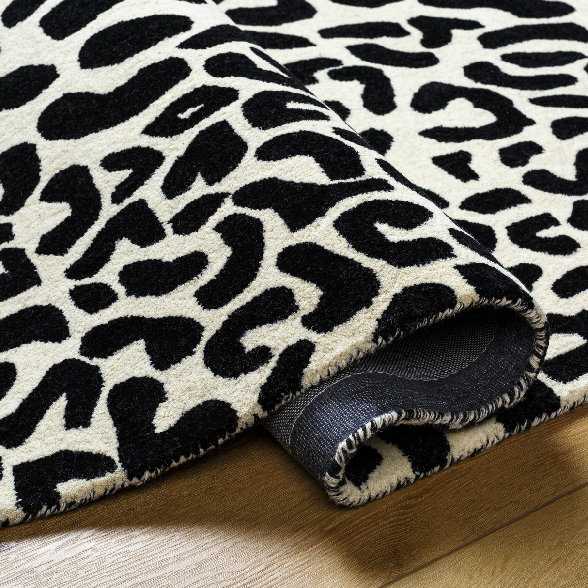 Kass Leopard Print Area Rug - Clearance