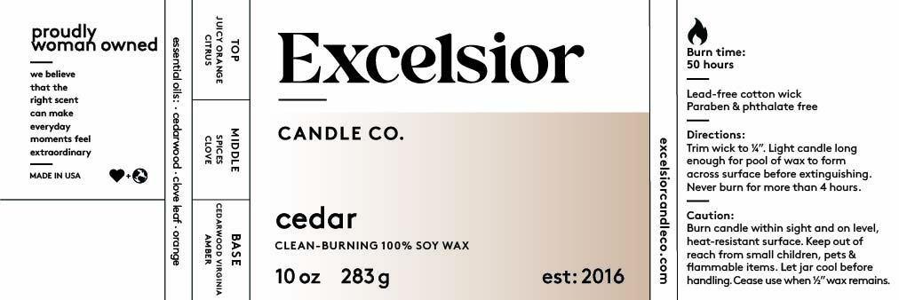 Cedar Soy Candle