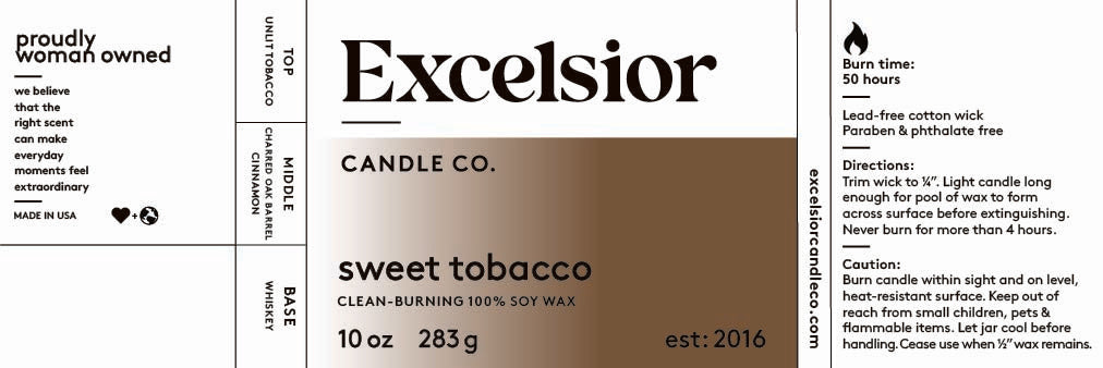 Sweet Tobacco Soy Candle