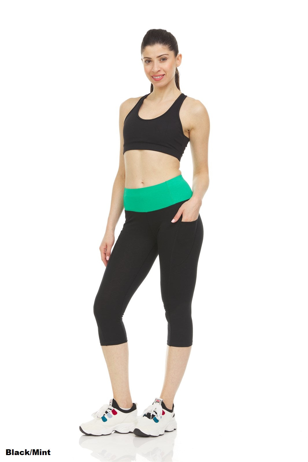 Women's High Waist Tummy Control Yoga Capris