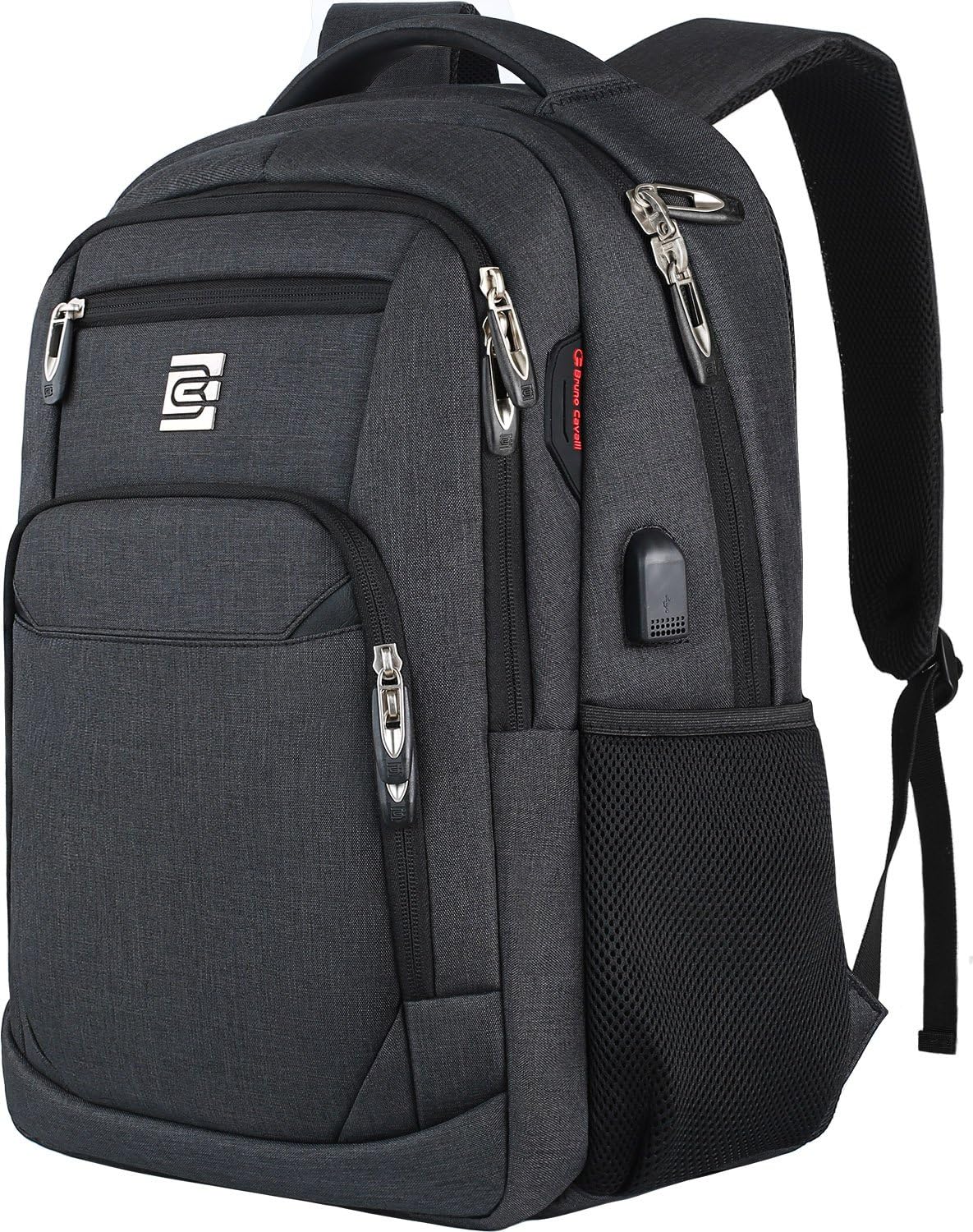 Slim Anti Theft Laptop Backpack 15.6 Inch USB Charging Travel Bag