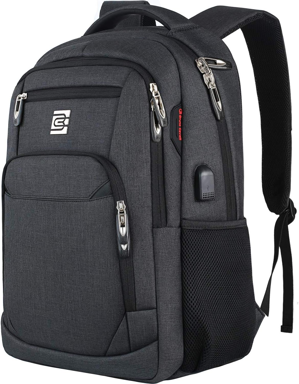 Slim Anti Theft Laptop Backpack 15.6 Inch USB Charging Travel Bag