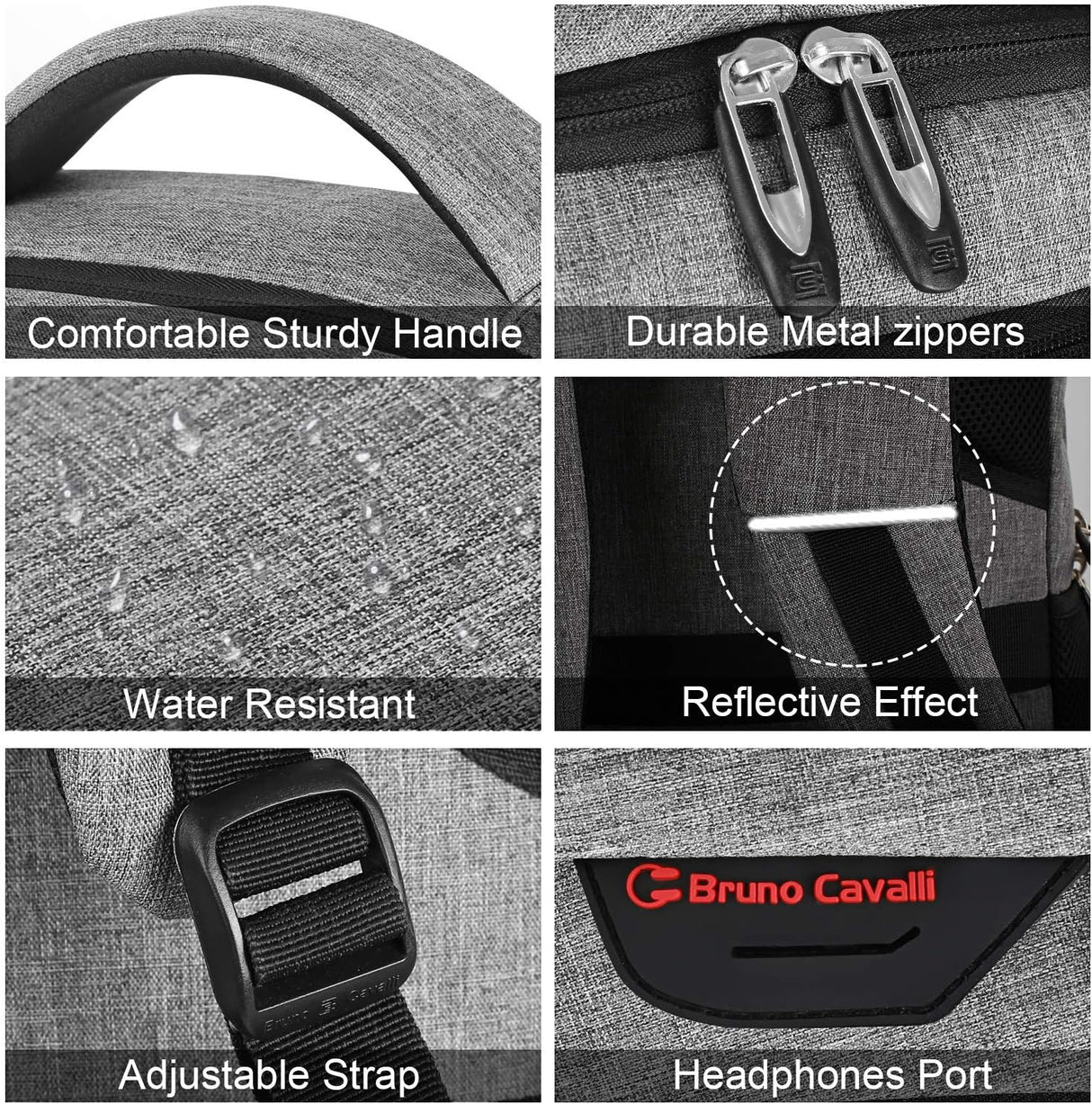 Slim Anti Theft Laptop Backpack 15.6 Inch USB Charging Travel Bag