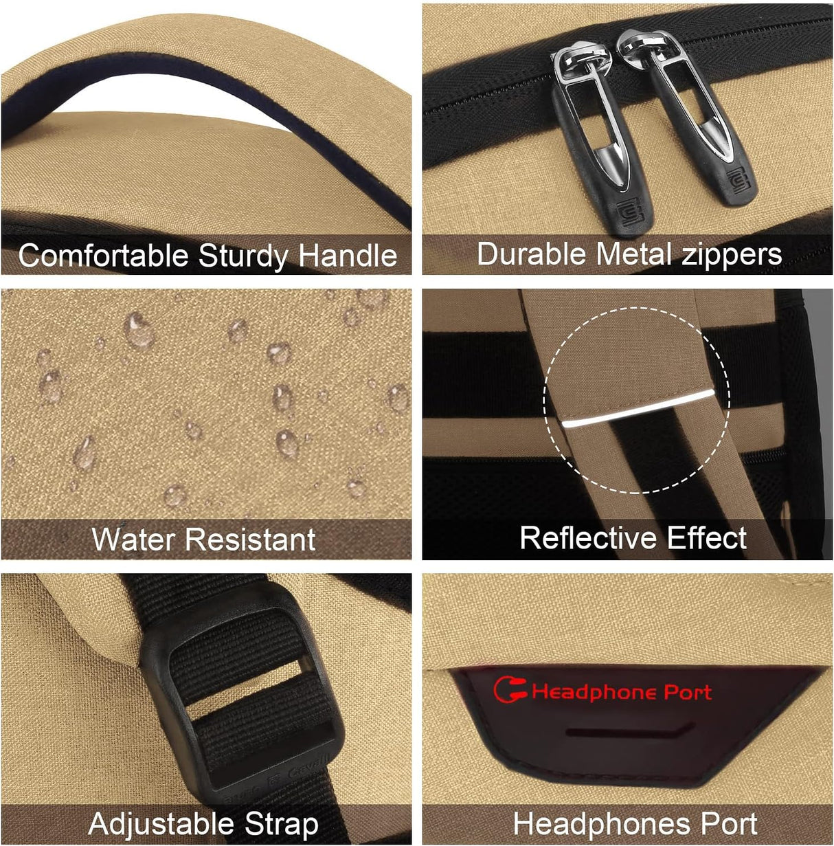 Slim Anti Theft Laptop Backpack 15.6 Inch USB Charging Travel Bag