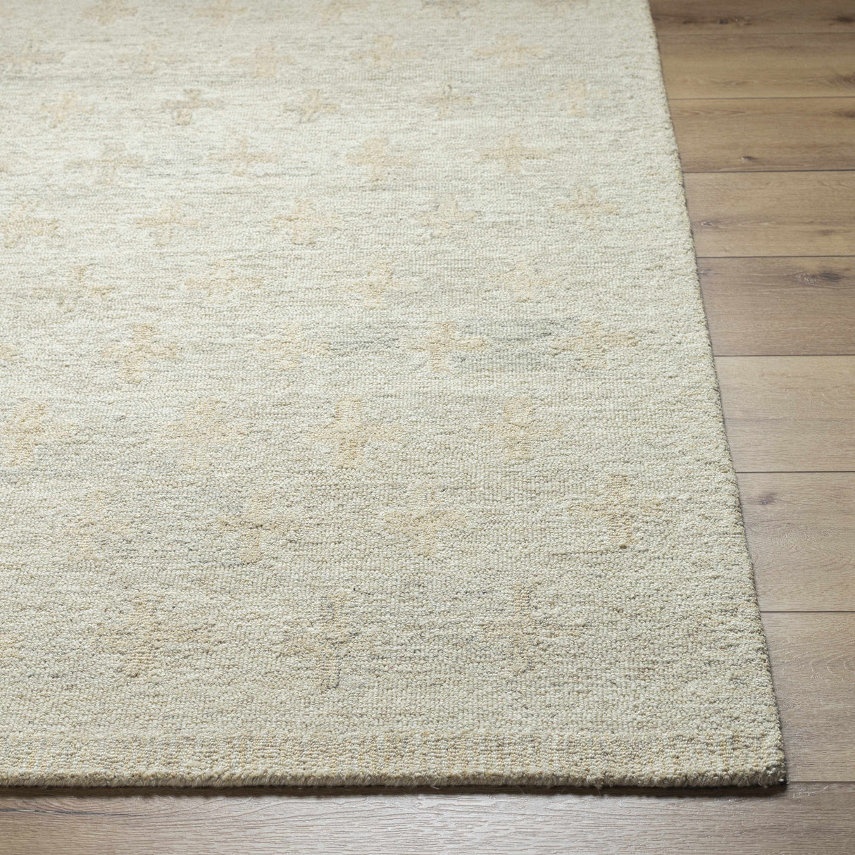 Lotta Peach Modern Wool Area Rug