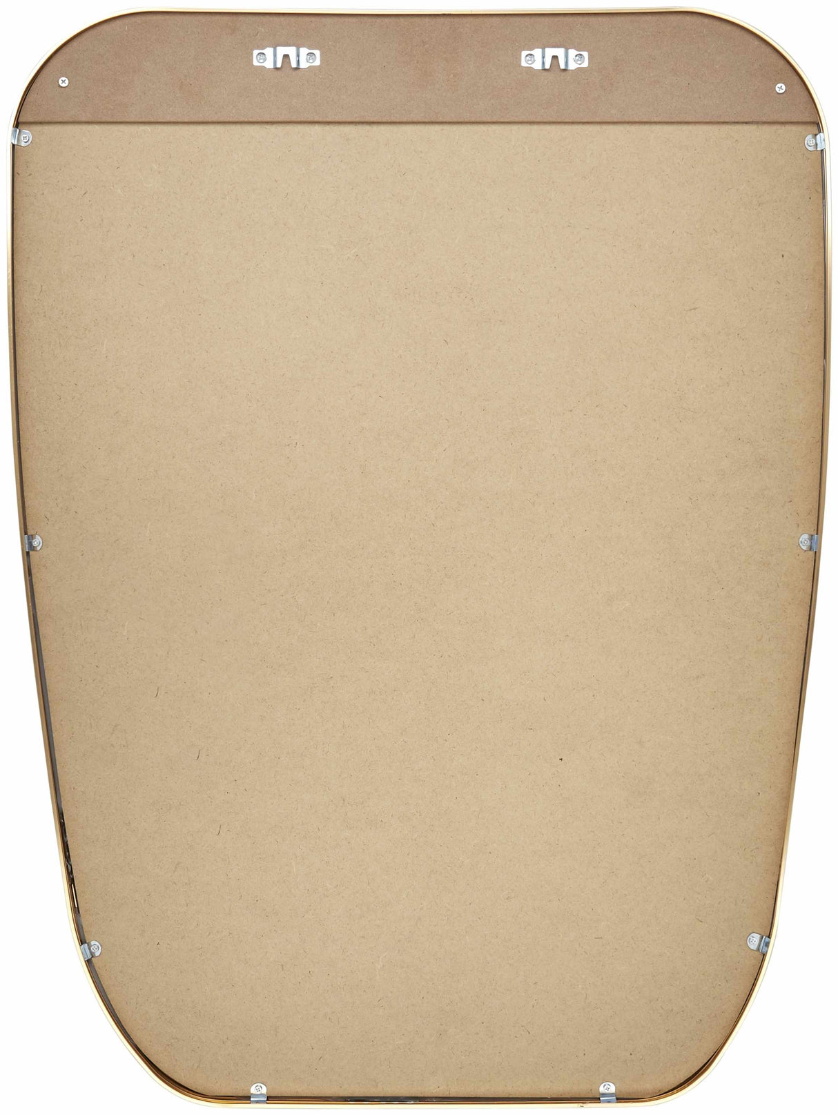 Orbassano Gold Frame Round Mirror