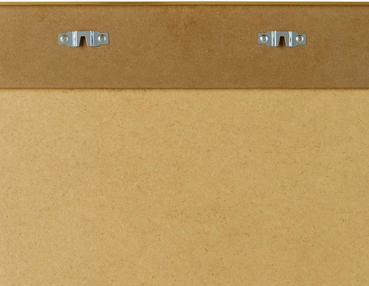 Orbassano Gold Frame Round Mirror