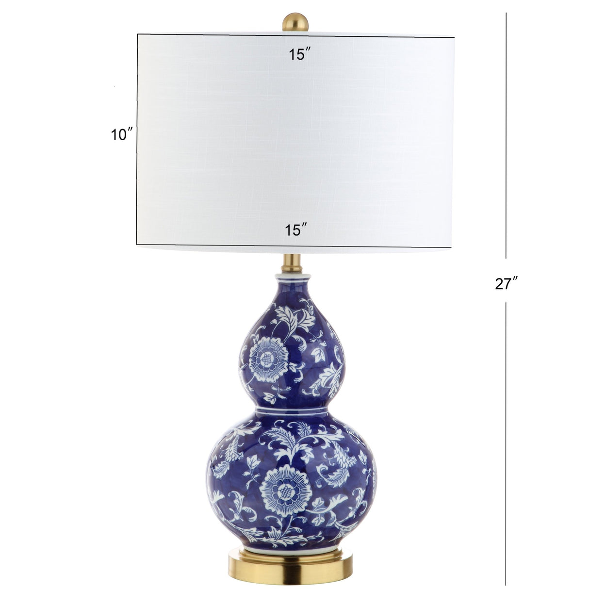 Lee ceramic chinoiserie led table lamp - Tuesday Morning - Table Lamps