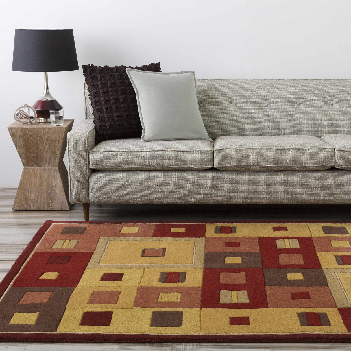Lengby Modern Wool Rug - Clearance