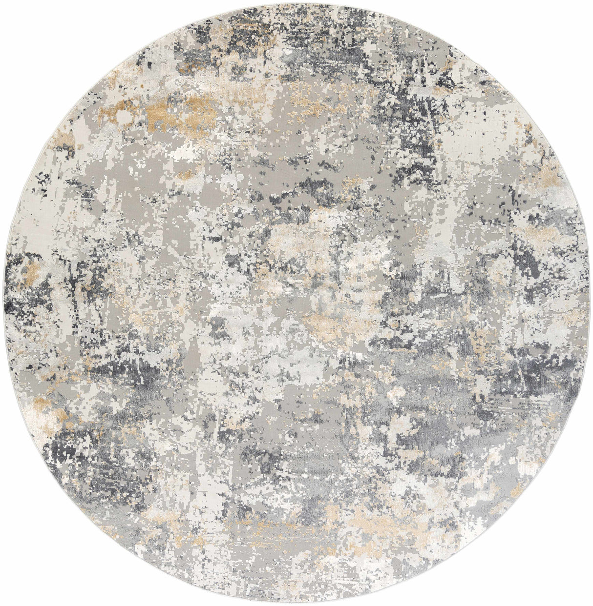 Lenzburg Faux Silk Abstract Rug