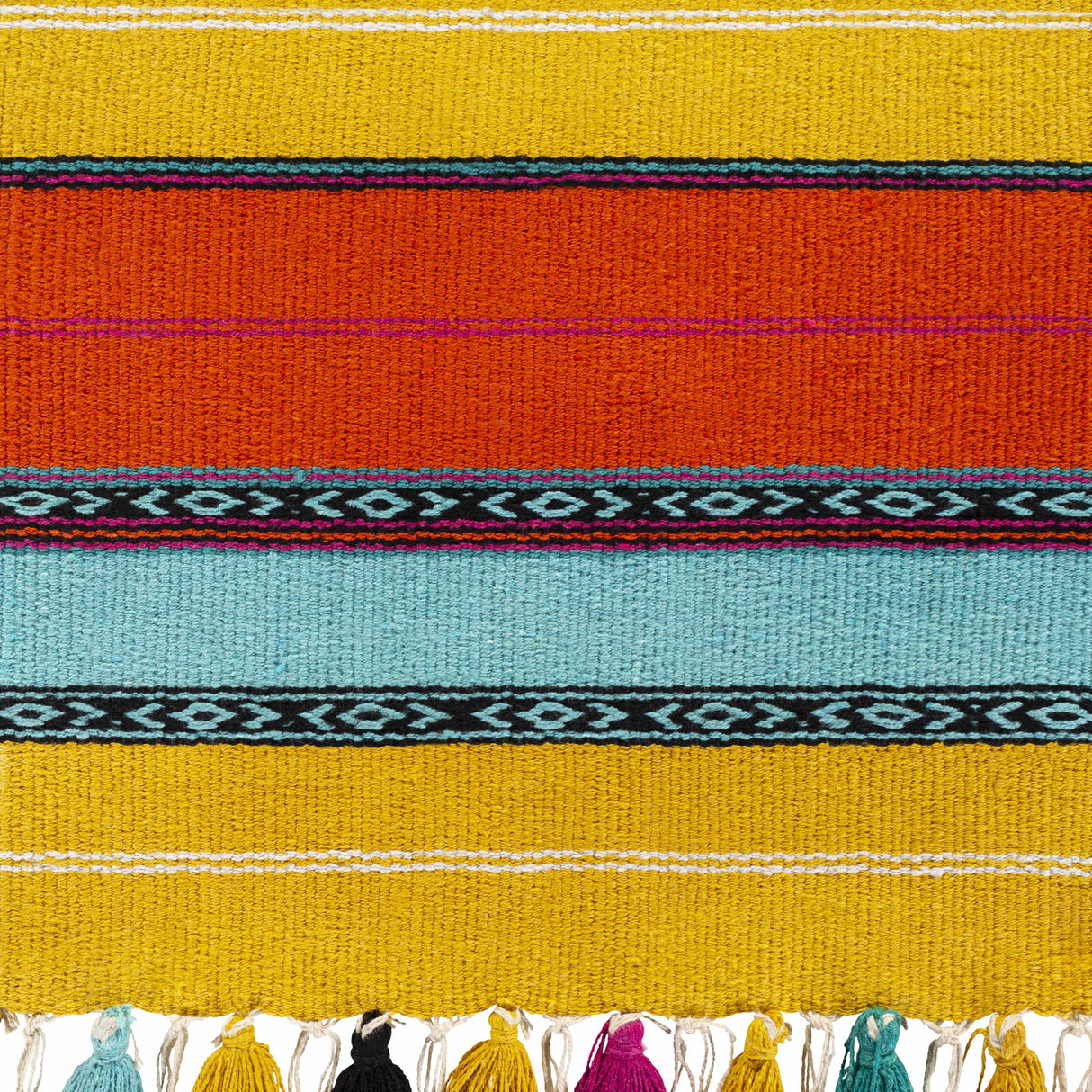 Ligaya Colorful Striped Bohemian Wall Hanging