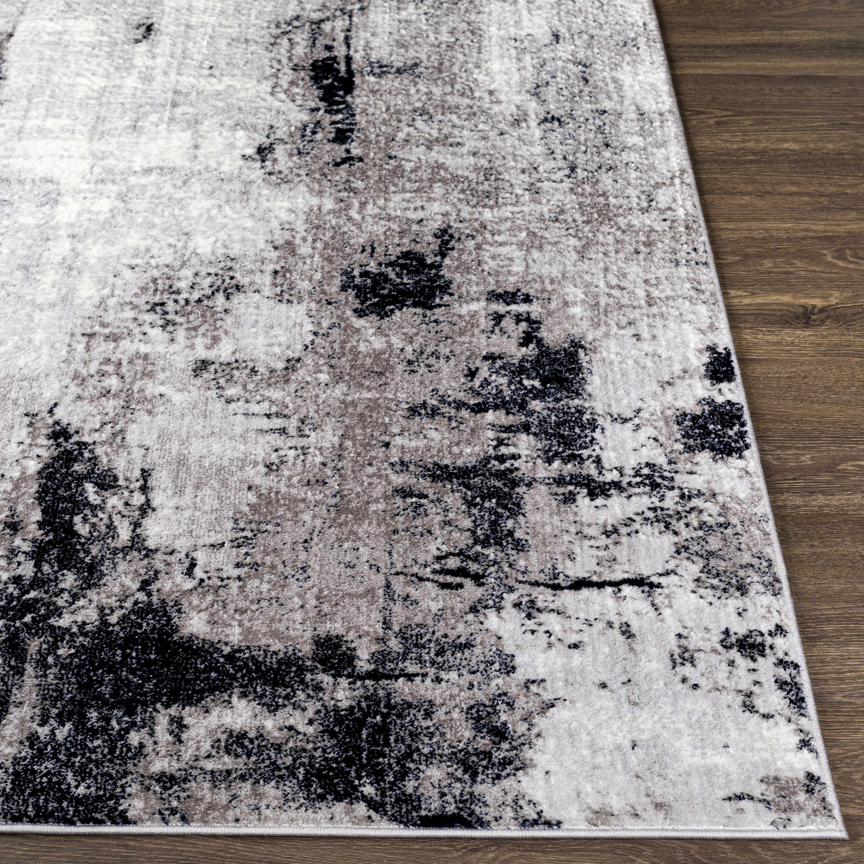 Limao Abstract Denim Area Rug
