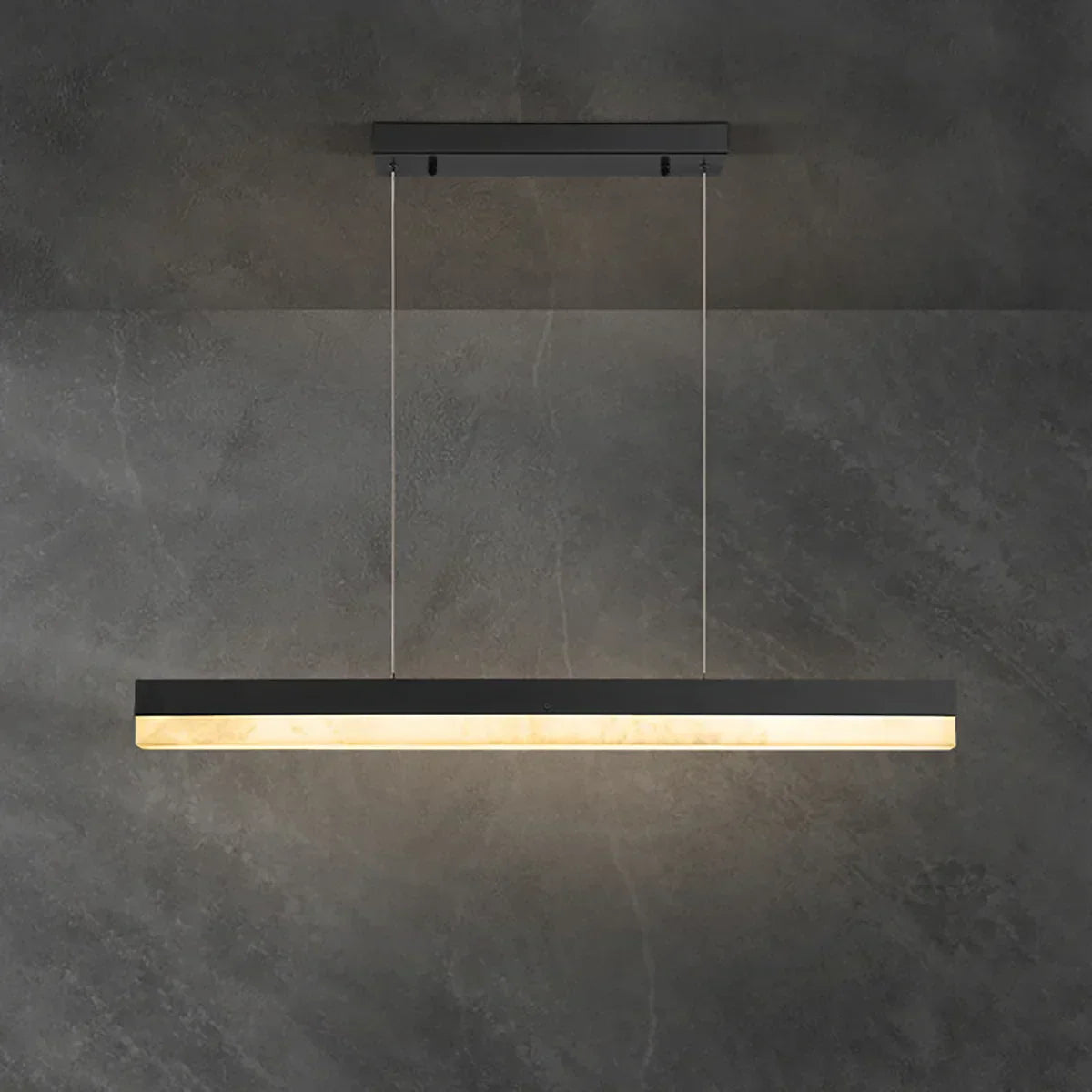 Linear Alabaster Pendant Light LED Kitchen Island Bar Fixture