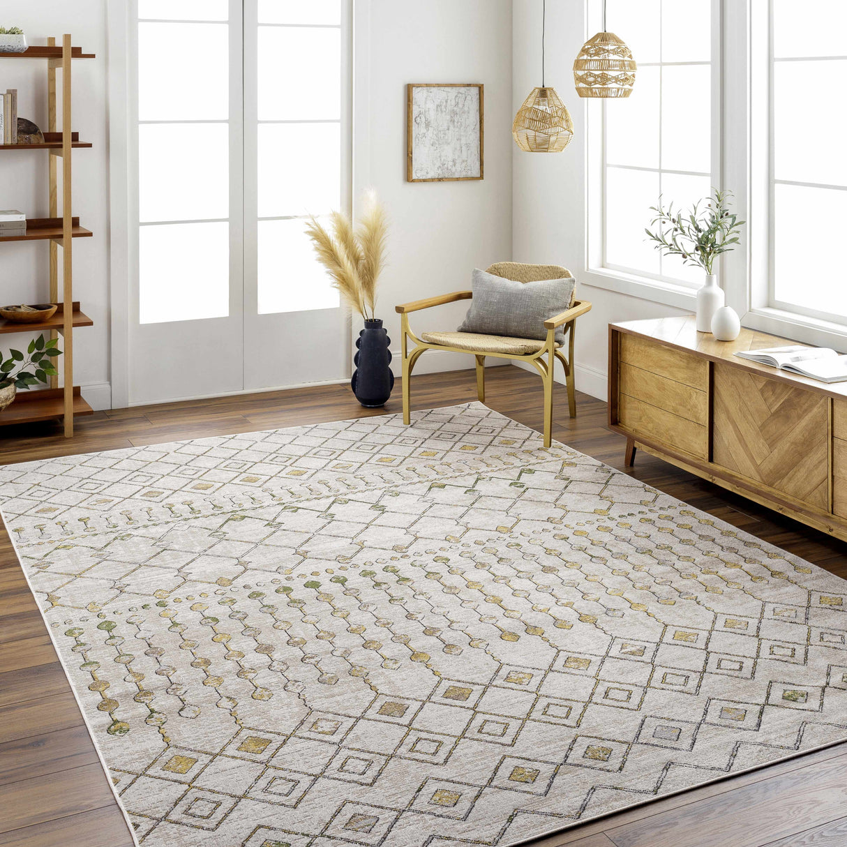 Alanyurt Washable Area Rug - Clearance