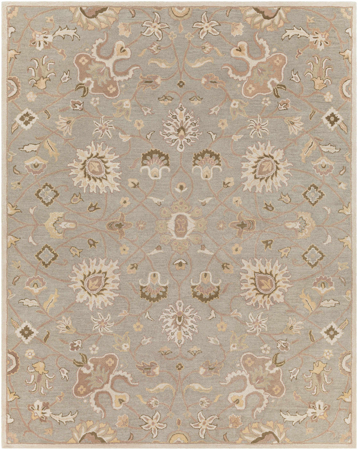 Logville Hand Tufted Light Olive 1121 Area Rug