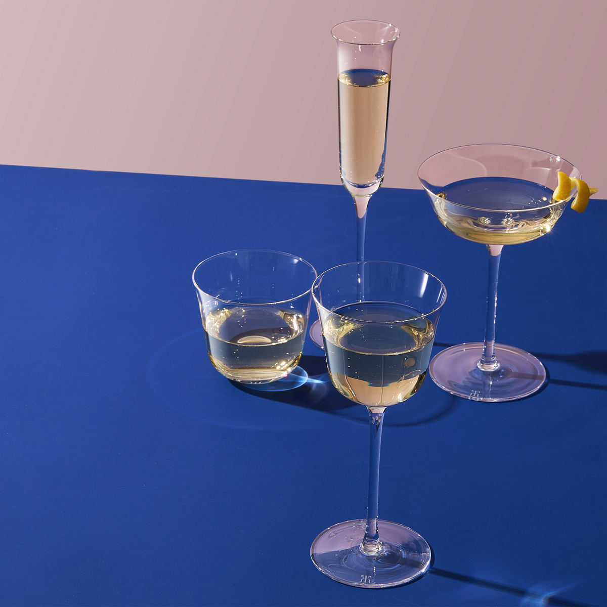 Opera Nick & Nora Champagne Flute Glassware, Set of 2