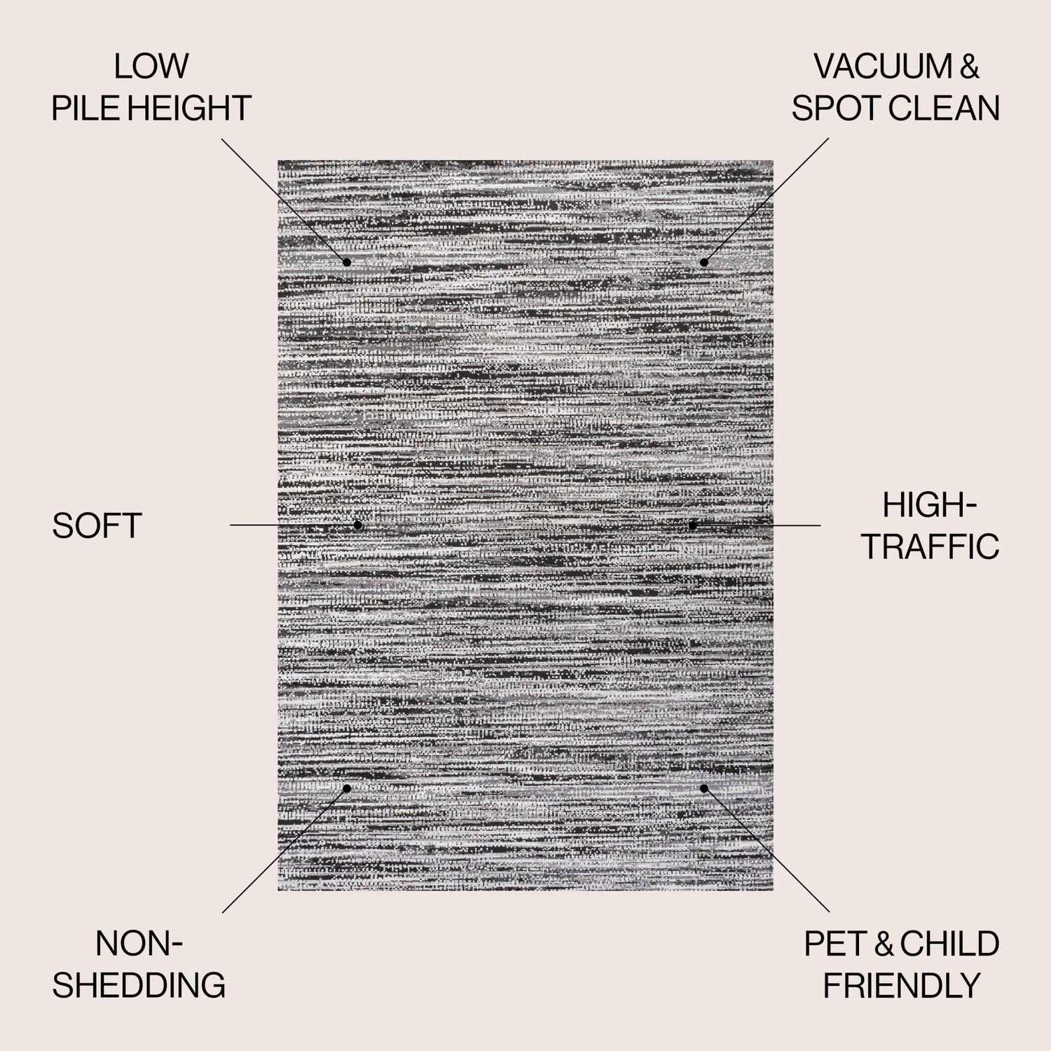 Loom Modern Strie' Area Rug - Tuesday Morning - Area Rugs