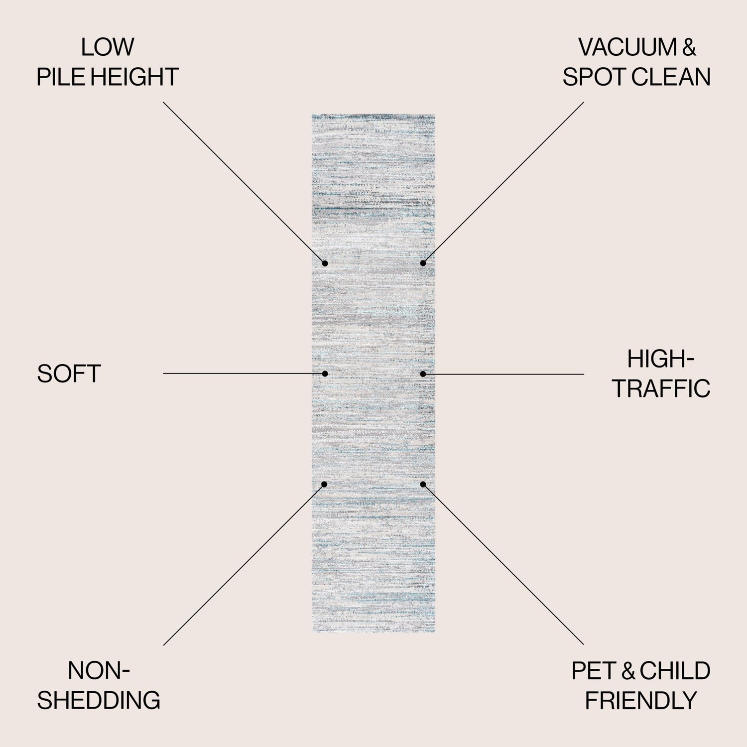 Loom Modern Strie' Runner Rug - Tuesday Morning - Runner Rugs