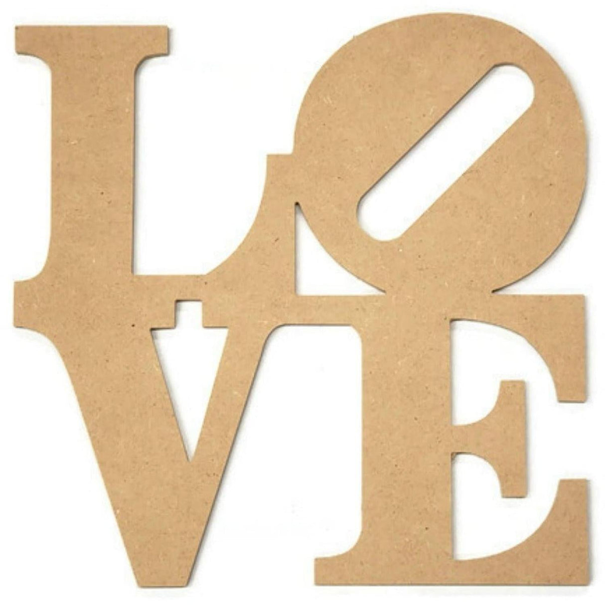 Love Word Wood Cutout - Unfinished Wood