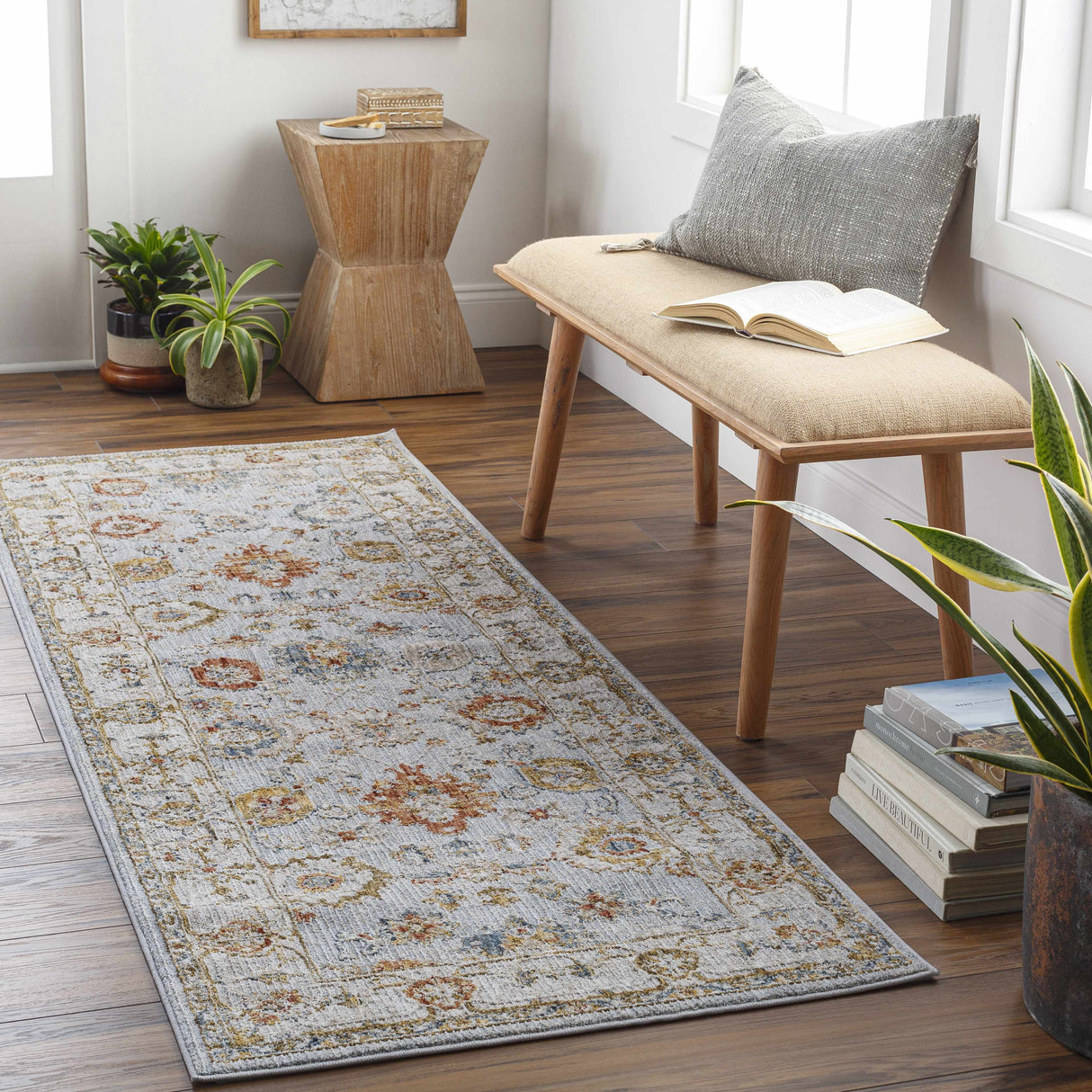 Luklukan Oushak Style Floral Rug