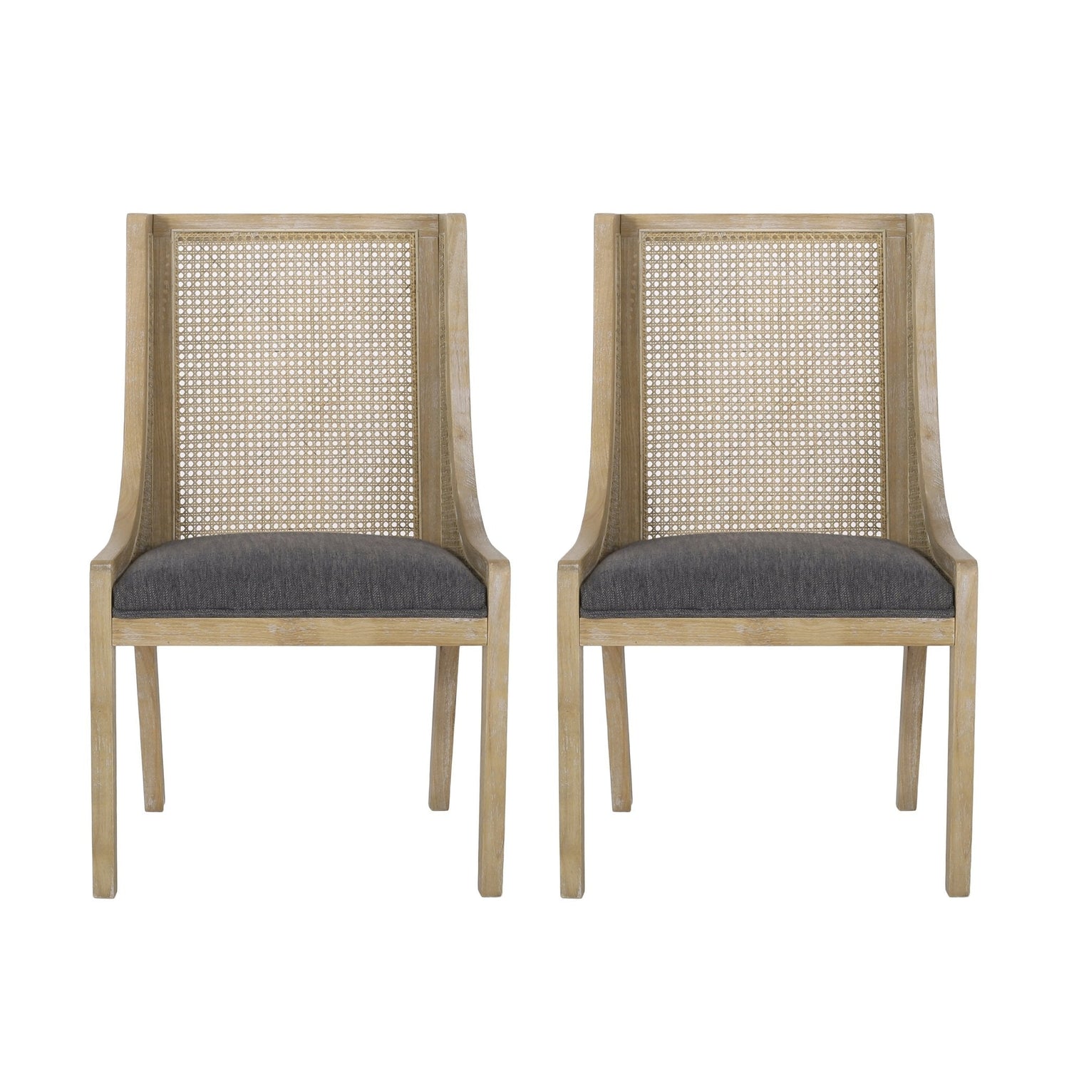 Luminescent Dining Chair with Gorgeous Backrest, Set of 2 - Dining Chairs