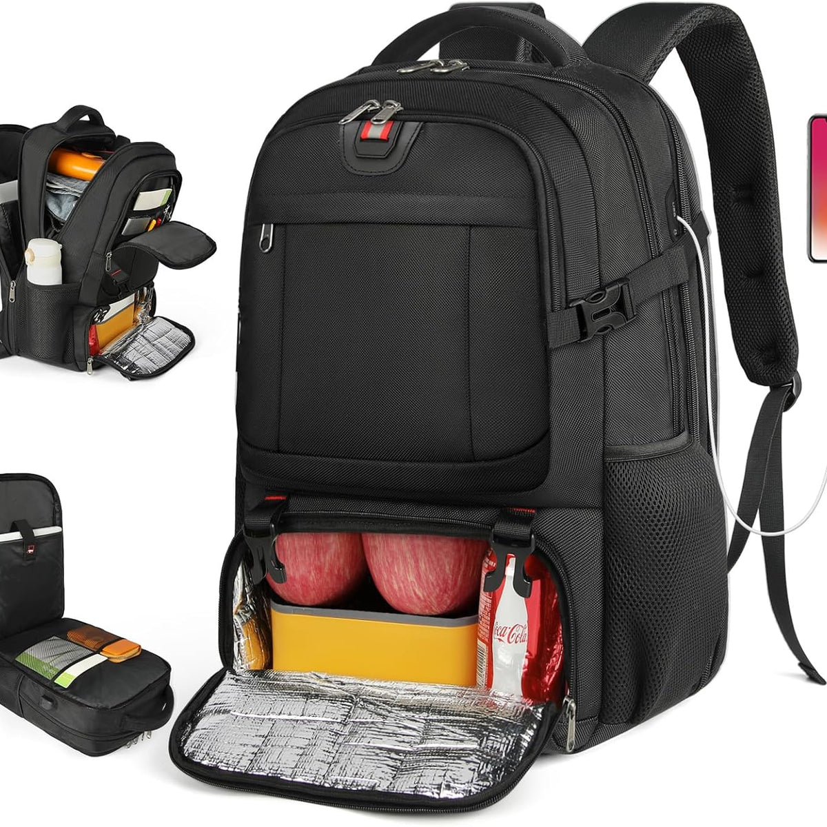 50L Travel Laptop Backpack 17.3 Inch TSA Waterproof with Insulated Com 50L Travel Laptop Backpack 17.3 Inch TSA Waterproof with Insulated Com