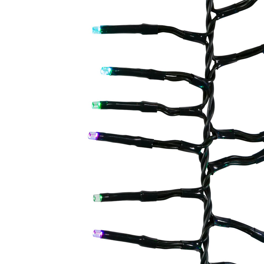480-Light Fairy Twinkle LED Color Changing Connectable Cluster Garland